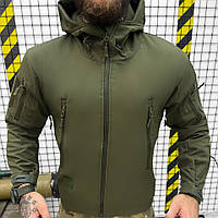 Тактическая куртка Silver Knight Oliva софтшел, демисезонная армейская куртка softshell, военная куртка M