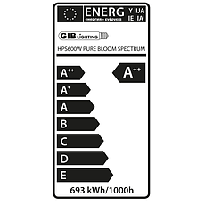 Фітолампа GIB Lighting Pure Bloom Spectrum XTreme Output 600W, фото 3