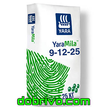 Яра Міла / Yara Mila NPK 9-12-25, мішок 25 кг, мінеральне добриво КЕМІРА
