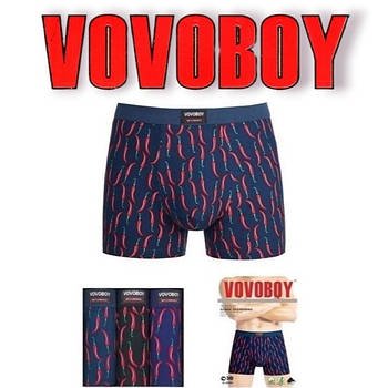 Труси чоловічі боксери бавовна з бамбуком Vovoboy, розміри XL-4XL, 2004