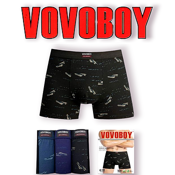 Труси чоловічі боксери бавовна з бамбуком Vovoboy, розміри XL-4XL, 990021