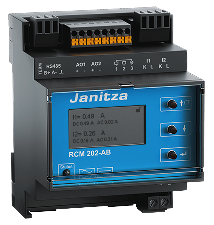 Контроллер остаточного тока Janitza RCM 202-AB - фото 1 - id-p1981858377