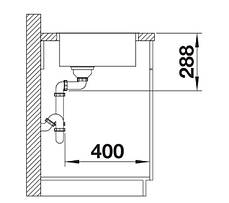 Кухонна мийка, що вбудовується в стільницю Blanco ZEROX 700-IF 526246 - сталь, фото 3