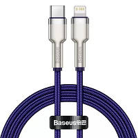 Кабель Baseus Кабель Baseus Cafule Metal Type-C to Lightning PD 20W (1m) (purple) 31103