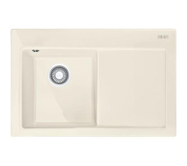 Кухонна мийка Franke Mythos MTK 611-78 кремова - кераміка