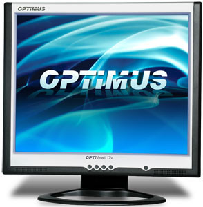 Монітор 17" OPTIMUS OPTIVIEW L17V