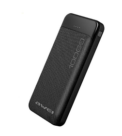 Портативний зарядний пристрій Power Bank УМБ Awei P37K 10000mah USB/Type-C чорний