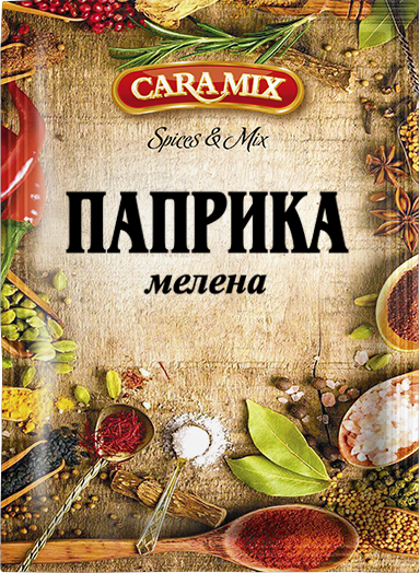Паприка мелена, 15г Тм Caramix