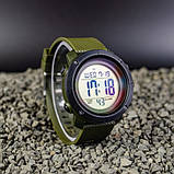 Чоловічий електроний водонепроникний спортівний годинник Skmei 1426 AGWT, фото 2