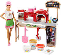 Ігровий набір Барбі Піца шеф кухар в піцерії з пластиліном Barbie Pizza Chef Doll and Playset Оригінал