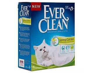 Ever Clean SPRING GARDEN наповнювач для котячого туалету, що комкується, весняний сад 6 л