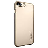 Чохол Spigen для iPhone 8 Plus / 7 Plus Thin Fit, Champagne Gold (043CS20734), фото 5