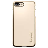Чохол Spigen для iPhone 8 Plus / 7 Plus Thin Fit, Champagne Gold (043CS20734), фото 6