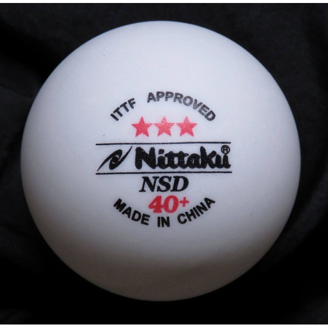 Пластиковий м'яч NITTAKU NSD 40+ 3*** ITTF