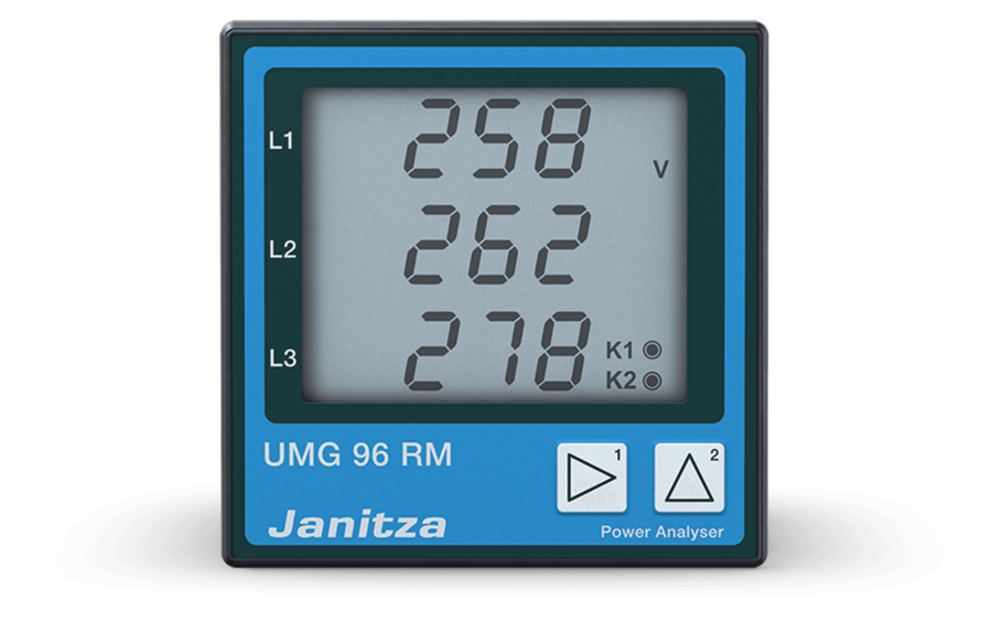 Многофункциональный анализатор качества электроэнергии Janitza UMG 96RM-PN - фото 1 - id-p1981867893