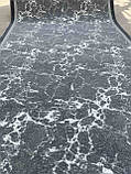 Ківрова доріжка Мармур Сірий Ширини в наявності: 0.57м 0.67м 0.80м 1.00м 1.20м 1.50м 2м 3м 3.4м 4м, фото 2
