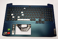 Верхний корпус Lenovo Ideapad Gaming 3-15ARH05 синий с разборки (нераб. клавиатура/нет кнопок)