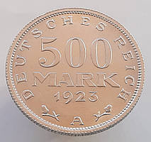 Німеччина 500 марок 1923 А aUNC