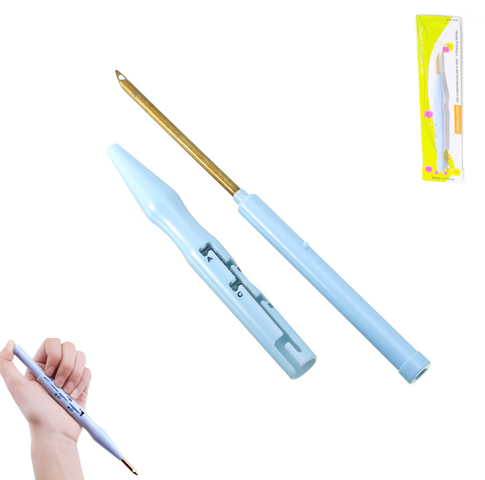 Голка для килимової вишивки Ударна пробивна набивна ручка інструмент для вишивання хрестом вишивання гладдю - фото 1 - id-p1233940507