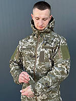 Тактический демисезонный костюм Soft Shell, Костюм для военных, Горка военная форма весна на флисе