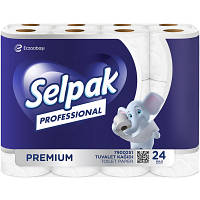 Туалетная бумага Selpak Professional Premium трехслойная 18.6 м 24 рулона (8690530118201)