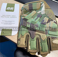2E Tactical Перчатки тактические, беспалые, XL, камуфляж Baumar - Сделай Это