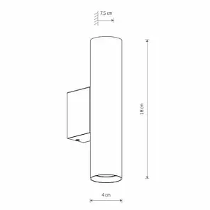 Світильник настінний Nowodvorski FOURTY Wall M 10 W 10752, фото 3