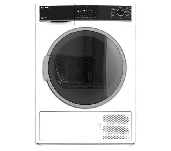 Сушильна машина Sharp KD-HHH9S8GW3-PL - 60,9 см - тепловий насос - 9 кг