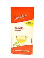 Чай травяной из ромашки Jeden Tag Kamille mild-aromatisch 25 пакетиков 37,5 г Германия