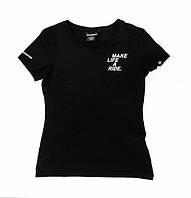 Оригинальная женская футболка BMW Motorrad T-shirt Ladies, Make Life A Ride, Black, 76898559201