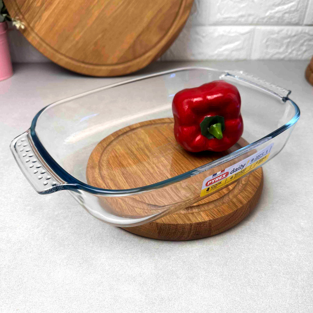 Скляна форма для духовки 31х20х6 см Pyrex Daily