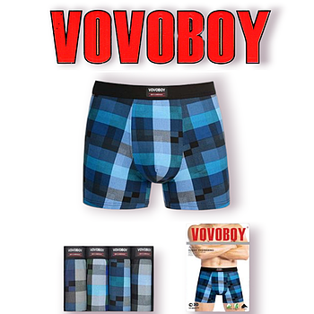 Труси чоловічі боксери бавовна з бамбуком Vovoboy, розміри XL-4XL, 990177
