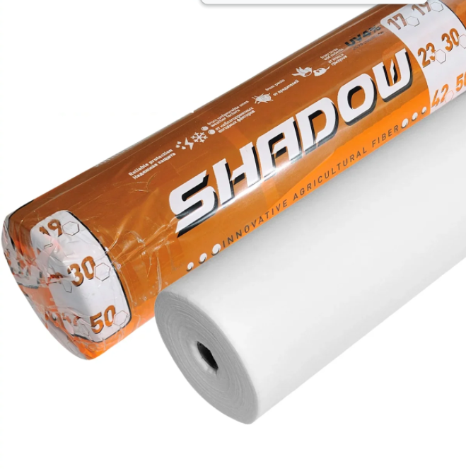 Спанбонд 23 г/м2 1,6 х 100 м "Shadow" біле агрополотно (Чехія) 4% агроволокно для захисту від заморозків