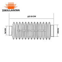 Гофра (пильовик) гідроциліндра Dhollandia 70х54 мм ( M4970.54.10 ), фото 2