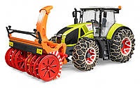 Іграшка Bruder Трактор Claas Axion 950 для збирання снігу 1:16 (03017)