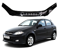 Дефлектор капота мухобойка на Chevrolet Lacetti хетчбек 2004-2013 AV-Tuning