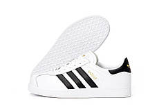 Жіночі Кросівки Adidas Gazelle White Black / Адідас Газелі Білі з Чорним, фото 4