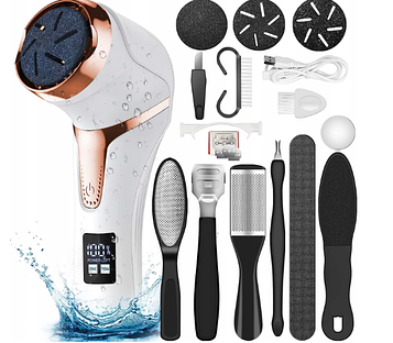 Роликова пемза  для педекюру на ногах з акамулятором  USB callus remover