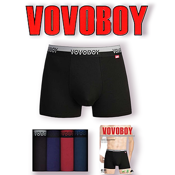 Труси чоловічі боксери бавовна з бамбуком Vovoboy, розміри XL-4XL, 990185