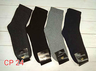 Шкарпетки чоловічі махрові мiкс (12 пар/уп) р.27 арт.СР 24 ТМ Золотой клевер