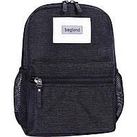 Повседневный черный рюкзак Bagland Молодежный mini 8 л с мягкой спинкой (0050869)