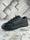 Кеди, Кросівки шкіряні Чорні Жіночі Україна модель K-7 B, фото 4