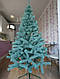 Ялинка штучна лита блакитна Bykovel cast буківельська No 8 висота 1,3 м, класична новорічна ялинка, фото 9