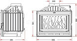 Камінна топка Invicta 700 Option з шибером (ref. 6774-75) 12 кВт, фото 2