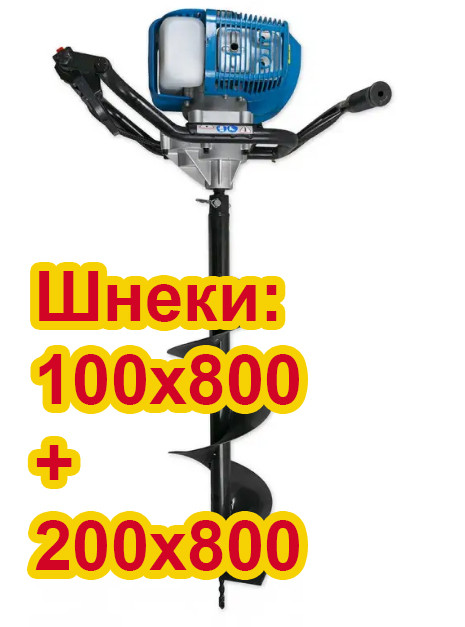 Мотобур KRAISSMANN 521 EB 300 (Шнеки 100х800 + 200х800)