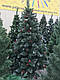 Ялина 1,3 м із білим напиленням на кінчиках із шишками та червоними ягодами, новорічна штучна ялинка, фото 7