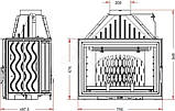 Камінна топка Invicta 800 Grande Vision з шибером (ref. 9281-75) 14кВт, фото 2
