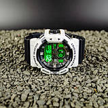 Чоловічий водонепроникний спортивний годинник скомбінованою індикацією Sanda 3129 WB, фото 4