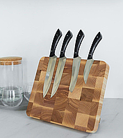 Магнитная доска держатель для ножей деревянная 30х25 Деревянная посуда для кафе Доски кухонные Деревянная