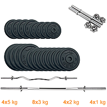 Набір штанга гантелі комплект набірний гантелі штанга металеві для дому Newt Gym Set-HW Home 72 кг, фото 2